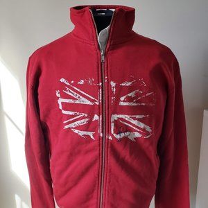 French Connection Full Zip Union Jack Sweatshirt